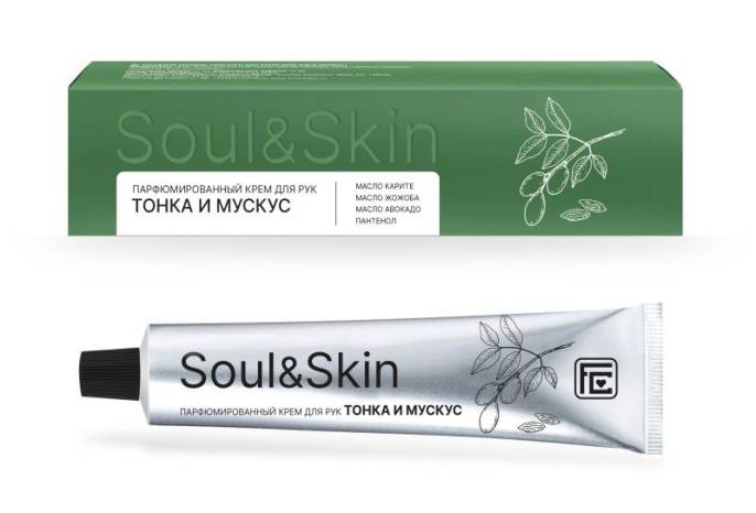 Крем для рук парфюмированный Soul&Skin тонка и мускус 65мл