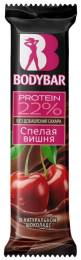 Батончик протеиновый BODYBAR 22% Спелая вишня в горьком шоколаде 50 гр