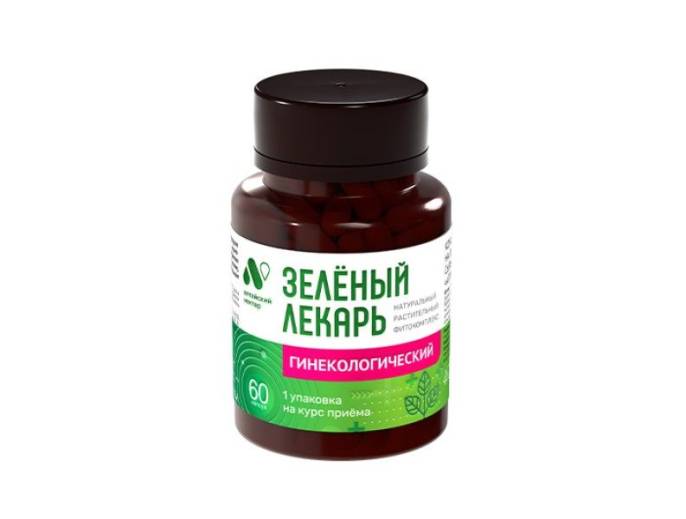 Фитокомплекс Зеленый лекарь Гинекологический 60 капсул