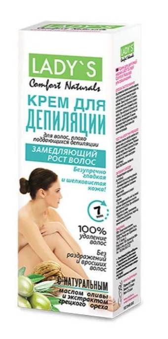 Депилятор Крем Comfort Naturals Замедляющий рост волос100мл