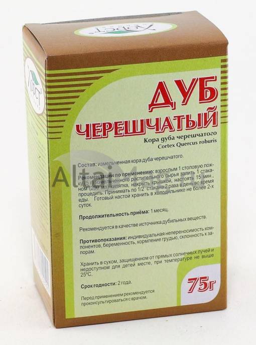 Дуб кора 75г