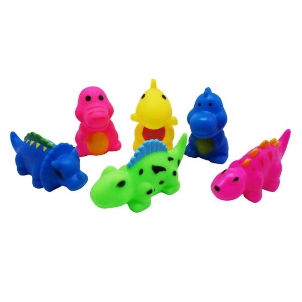 Резиновые игрушки Динозаврики 6шт