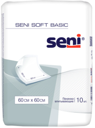 Пеленки Seni Сени Софт Basic 60 на 60 10шт