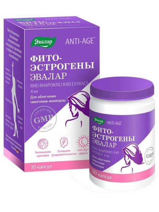 ФитоЭстрогены кишечнорастворимые 30 капсул