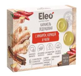 Карамель леденцовая Eleo с имберем корицей и чили 6шт