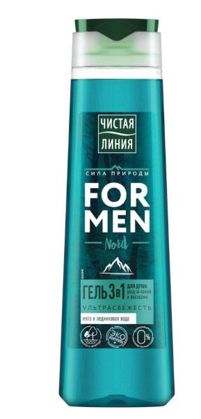 For men гель для душа 3в1 энергия и чистота 400мл