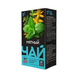 Чай травяной Мятный Алтай Селигор 20 ппакетиков по 15г