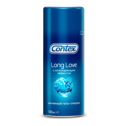 Интимный гель смазка Contex Long Love охлаждающий 100 мл