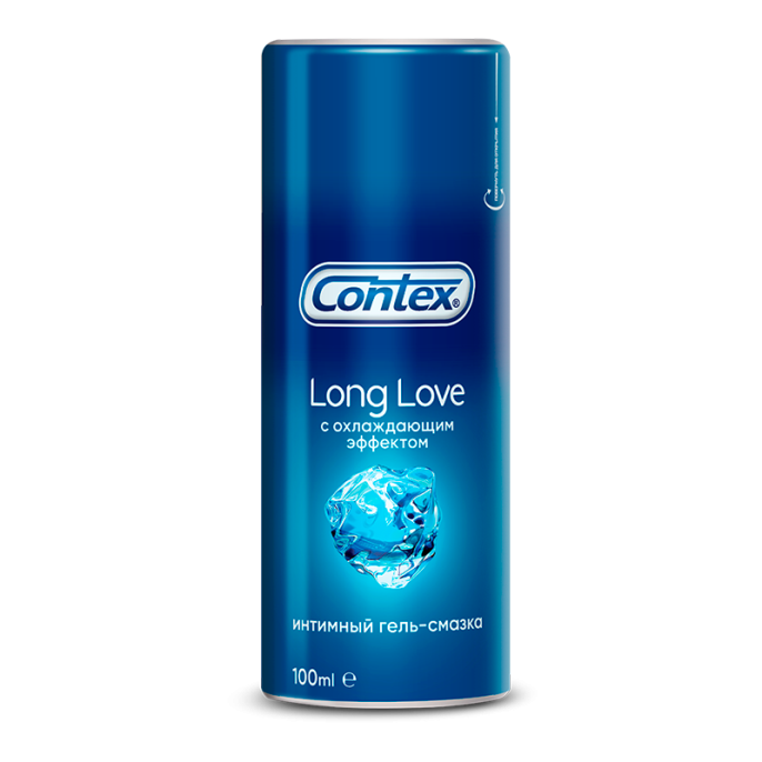 Интимный гель смазка Contex Long Love охлаждающий 100 мл