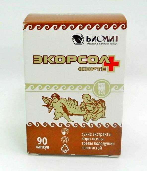 Экорсол Форте 90 капсул