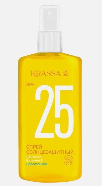 KRASSA Спрей солнцезащитный SPF 25 150мл