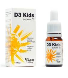 Витамин D3 kids 4000 ME масляный раствор фармгрупп 10мл
