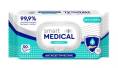 Салфетки влажные SMART MEDICAL антисептические без спирта 50шт